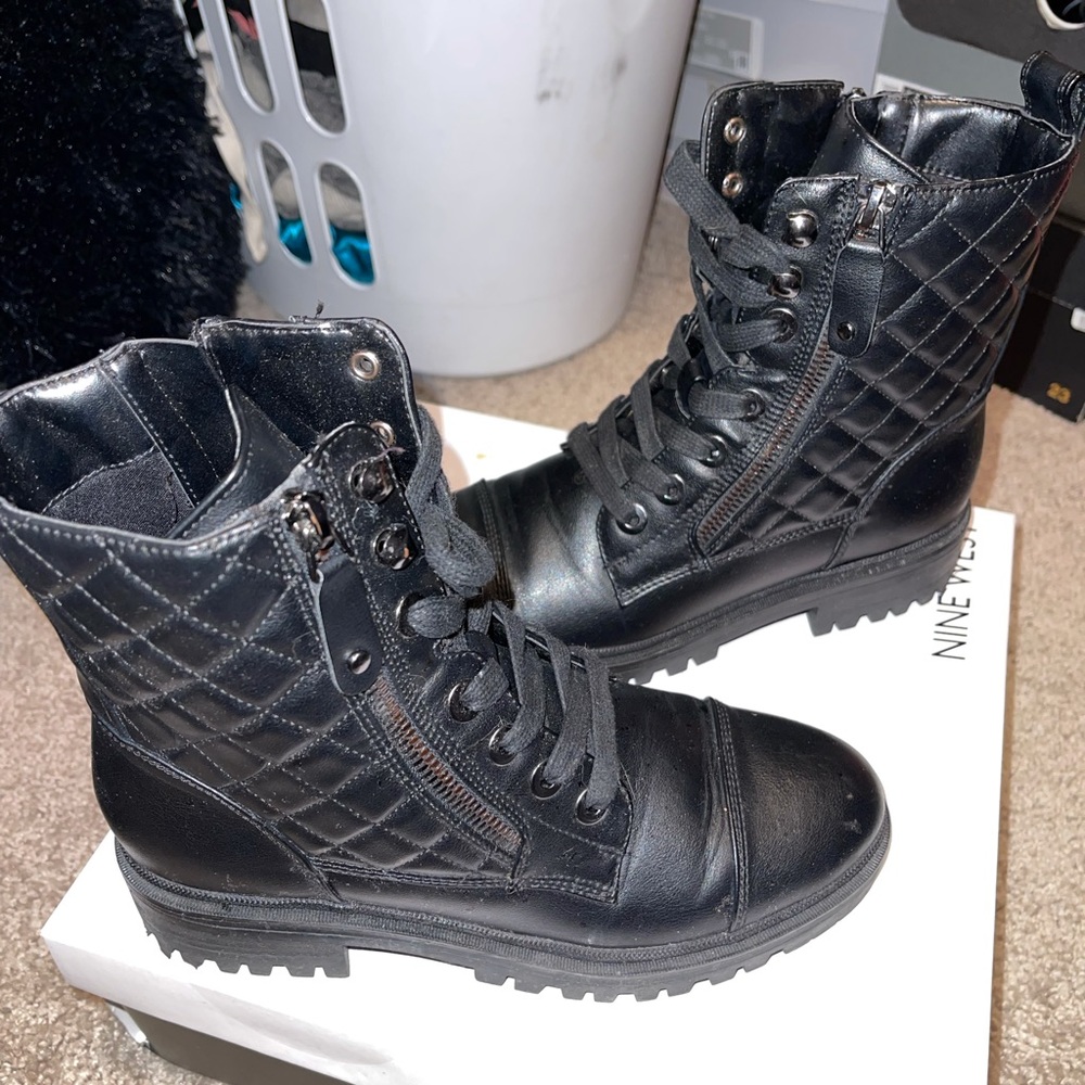 Nine West combat boots